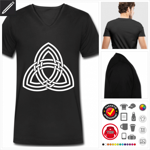 Keltisches Symbol T-Shirt fr Mnner zu gestalten