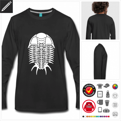 Fossil T-Shirt zu gestalten