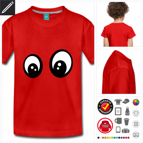 Smiley kurzarm Shirt online Druckerei, hhe Qualitt