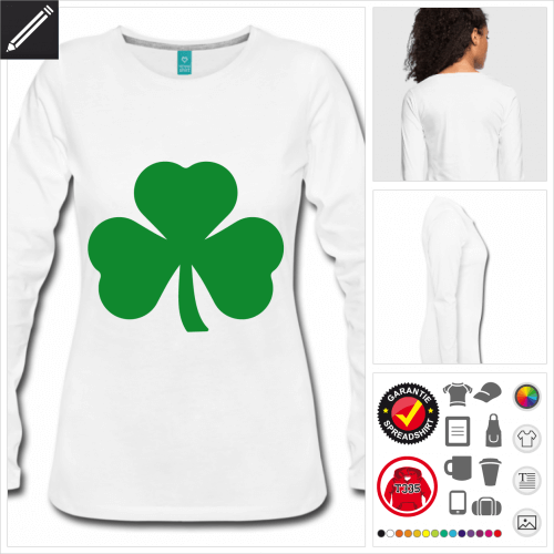 Frauen Shamrock T-Shirt personalisieren