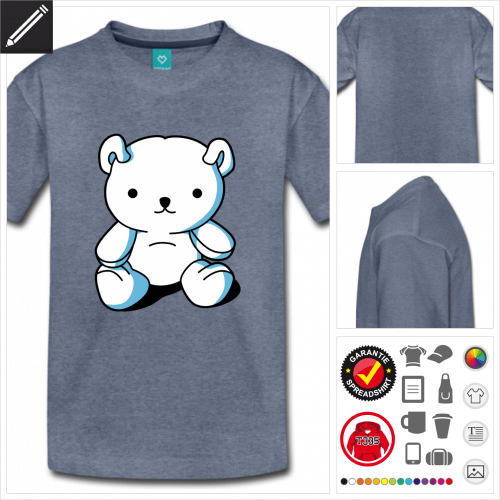 basic Teddybr T-Shirt personalisieren