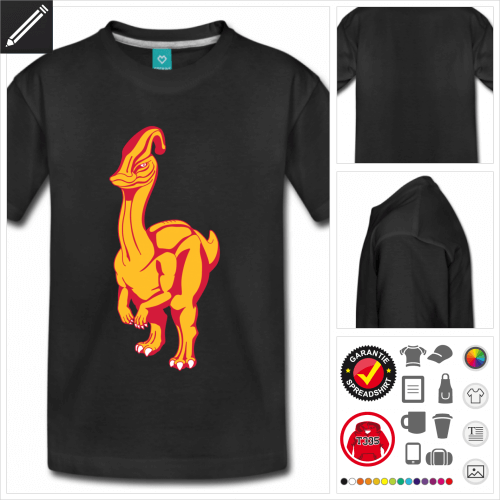 Teenager Parasaurolophus T-Shirt selbst gestalten