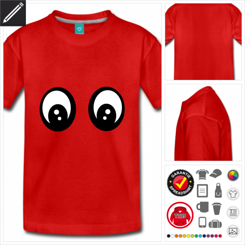 Teenager Lustiges Smiley T-Shirt online gestalten