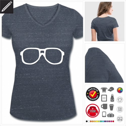 graues Urkel T-Shirt selbst gestalten. Druck ab 1 Stuck