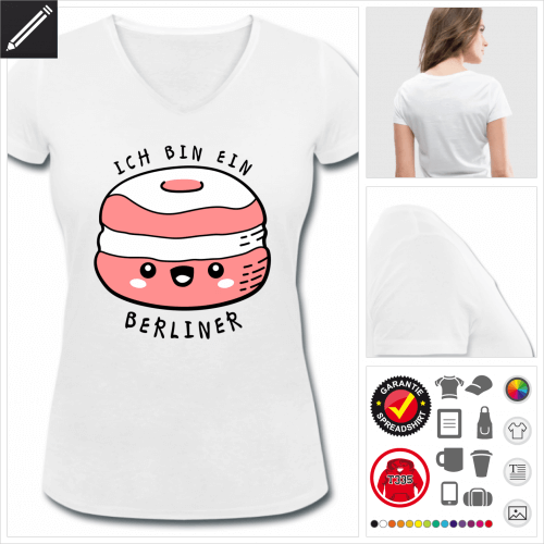 Frauen basic Witzige Sprche T-Shirt personalisieren