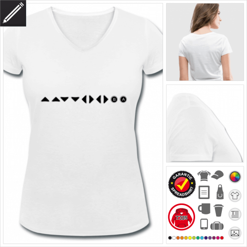 basic Retrogaming T-Shirt online zu gestalten