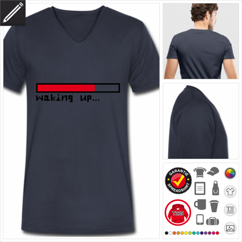 Geek Kurzarmshirt online Druckerei, hhe Qualitt