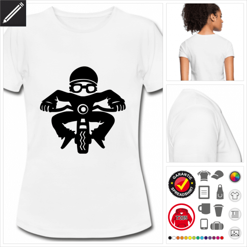 basic Motorrad T-Shirt personalisieren