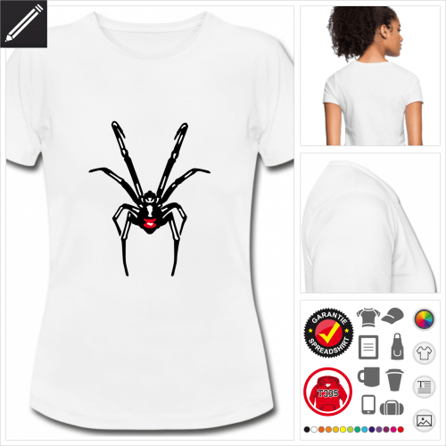 basic Black Widow T-Shirt online zu gestalten