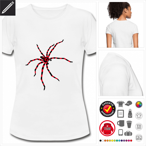 basic Spinnen T-Shirt online zu gestalten