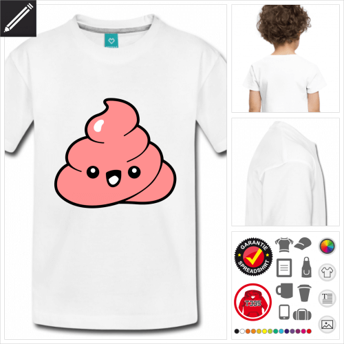 Kinder Kot T-Shirt personalisieren