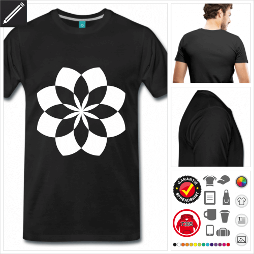 basic Blumen T-Shirt selbst gestalten