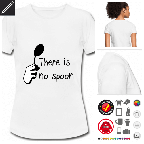 basic Lffel T-Shirt selbst gestalten. Online Druckerei