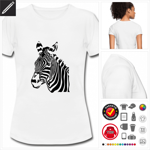 Frauen Wildtiere T-Shirt selbst gestalten