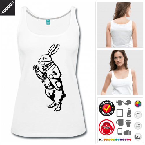 basic Wunderland Tank Top gestalten, Druck ab 1 Stuck