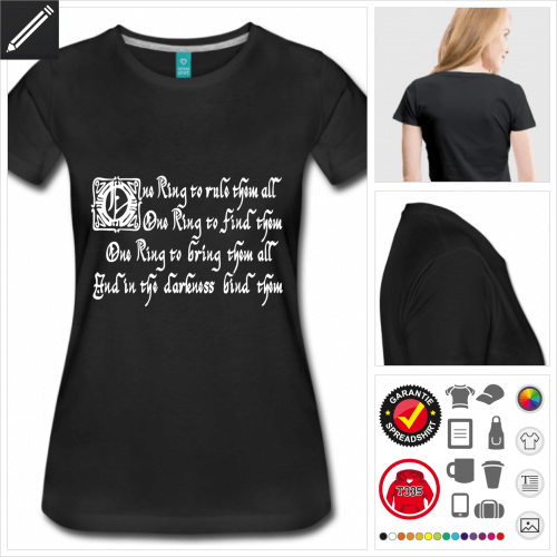 basic Zitat T-Shirt selbst gestalten. Online Druckerei