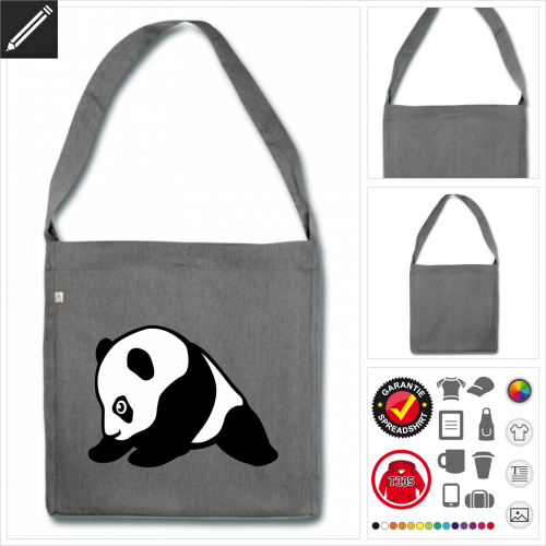 Panda Schulltertasche online Druckerei, hhe Qualitt