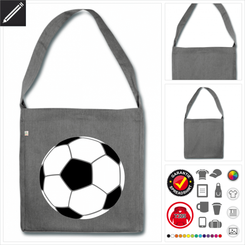 Fuball Tasche online zu gestalten