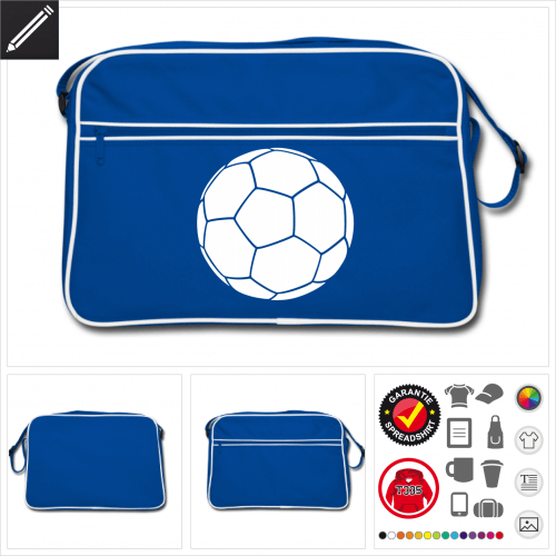 Retro Ball Tasche personalisieren