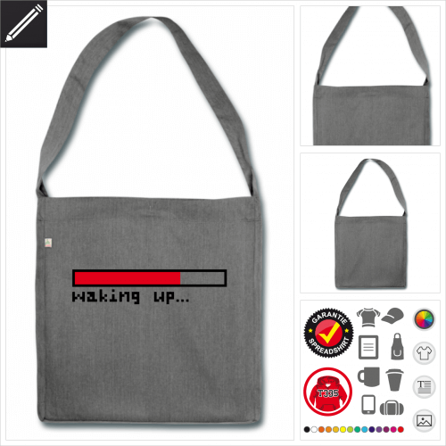 Shopper Leiste Tasche selbst gestalten. Druck ab 1 Stuck