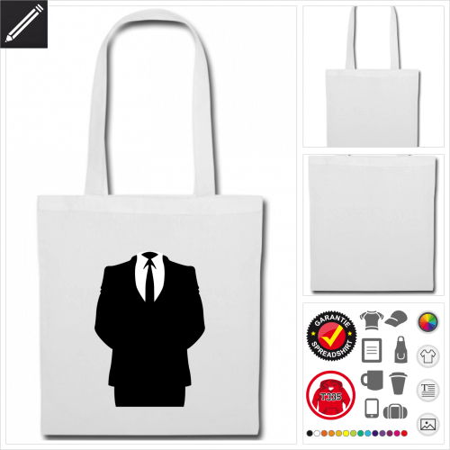 Geek Stofftasche selbst gestalten. Druck ab 1 Stuck