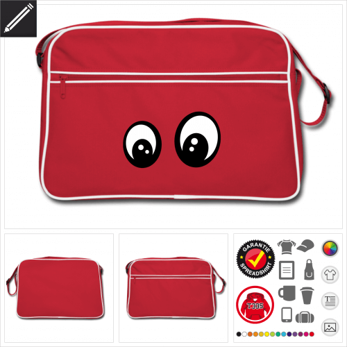 Lustiges Smiley Tasche online gestalten