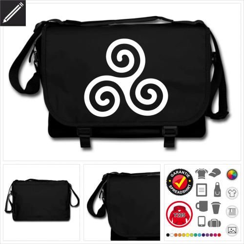 Triskelion Tasche personalisieren