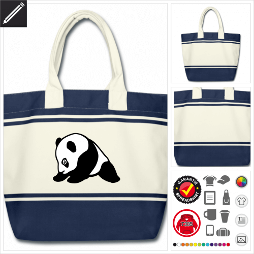 Ser Panda Tasche selbst gestalten