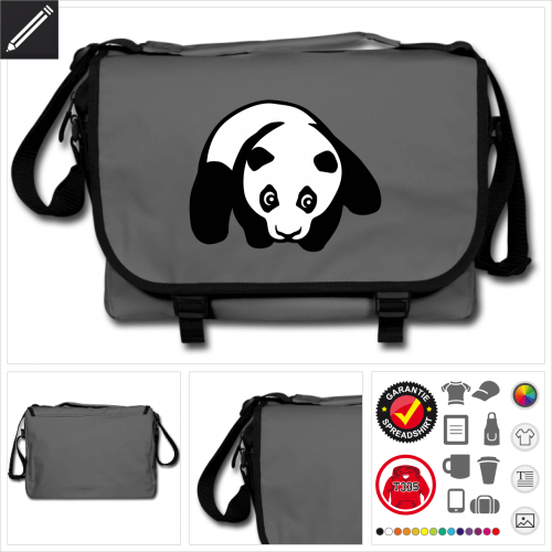 Panda Tasche personalisieren