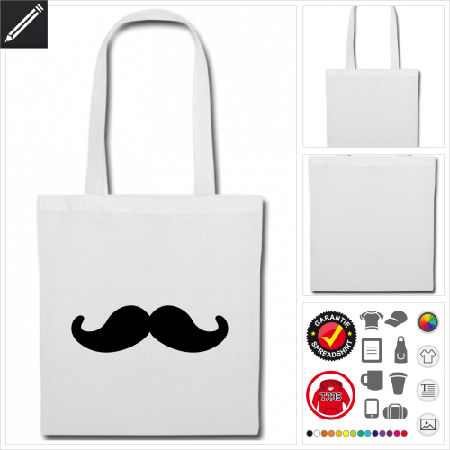 Moustache Shopper online gestalten