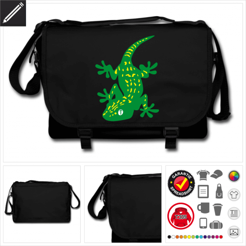 Gecko Tasche online gestalten