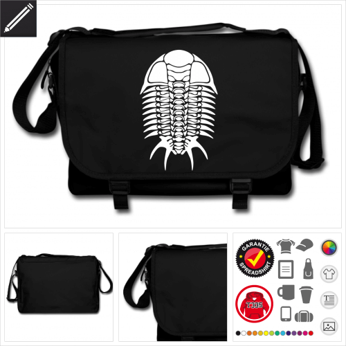 Trilobit Schulltertasche online Druckerei, höhe Qualität