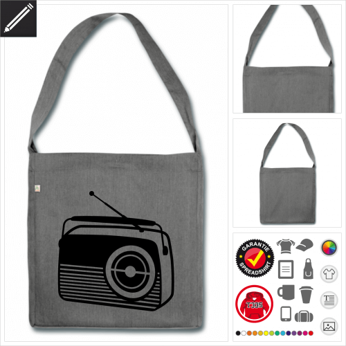 Radiogert Schulltertasche personalisieren