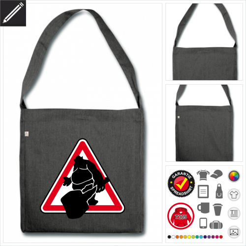 Nerd Tasche selbst gestalten