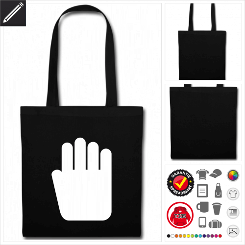 Hand Stofftasche online zu gestalten