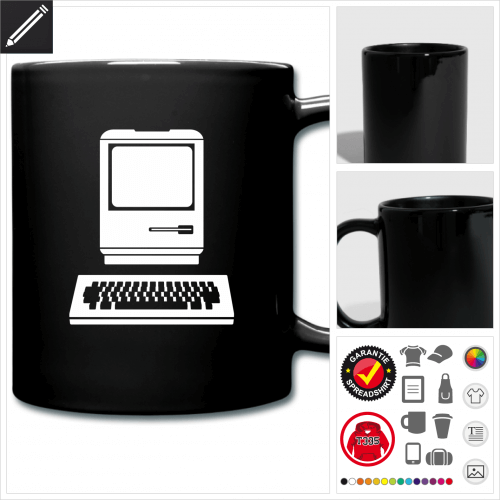 farbige Nerd Tasse online Druckerei, hhe Qualitt