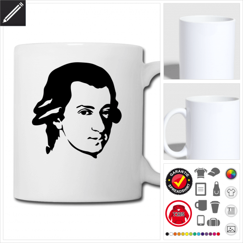 Mozart Tasse selbst gestalten